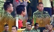 PANGKORMAR DAMPINGI PANGLIMA TNI TERIMA KUNJUNGAN SILATURAHMI KAPOLRI