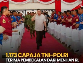 1.173 Capaja TNI-Polri, Terima Pembekalan dari Menhan RI, Panglima TNI dan Kapolri