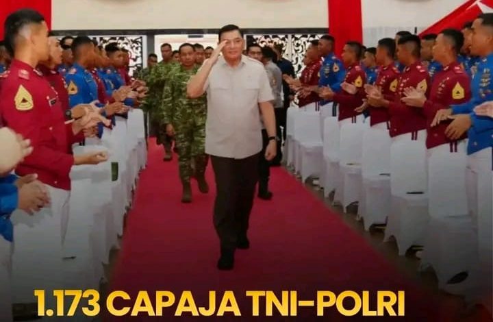 1.173 Capaja TNI-Polri, Terima Pembekalan dari Menhan RI, Panglima TNI dan Kapolri