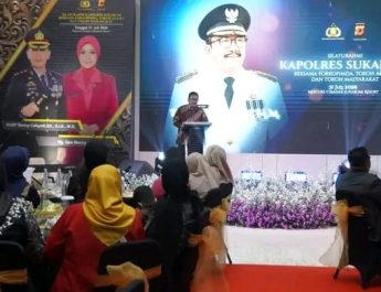 SILATURAHMI KAPOLRES, BUPATI TEGASKAN BUTUH SINERGI KUAT UNTUK MENJAGA POTENSI KAB SUKABUMI