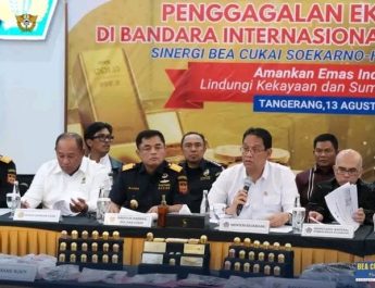 Menkeu, Kurang dari 24 Jam, Bea Cukai Gagalkan Dua Penyelundupan Emas Senilai Rp63 Miliar