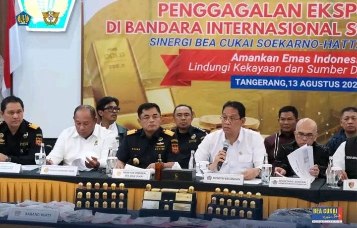 Menkeu, Kurang dari 24 Jam, Bea Cukai Gagalkan Dua Penyelundupan Emas Senilai Rp63 Miliar