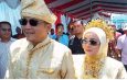 Ketua DPRD Madina Tampil Beda hari ini, Berbusana Adat Melayu di Karnaval HUT ke-81 RI