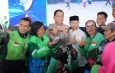 Ribuan Pengemudi Ojol Diserpong Antusias Ikuti Gebyar Keselamatan Lalu Lintas