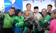 Ribuan Pengemudi Ojol Diserpong Antusias Ikuti Gebyar Keselamatan Lalu Lintas