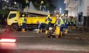 Dinas Bina Marga Lakukan Peninggian Jalan Setebal 20 Cm