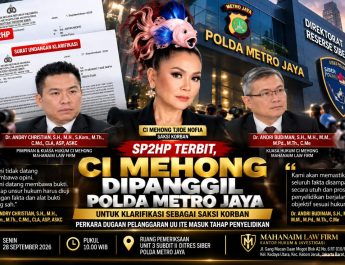 Dari Sidang Tipikor ke Siber Polda: Ci Mehong Dipanggil, Mahanaim Law: “Bukti Digital Harus Bicara”