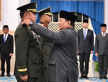 Presiden Prabowo Lantik Maruli Simanjuntak sebagai Wakil Panglima TNI dan Tandyo Budi Revita sebagai KSAD