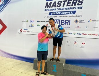 Semangat Pantang Menyerah Dua Hari Bertanding, Kapolsek Bekasi Selatan Raih Dua Podium di SEAA Masters Swimming Championships 2026
