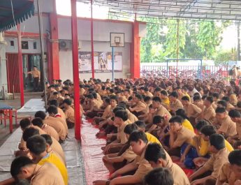 Polsek Bekasi Barat Sosialisasikan Penerimaan Siswa SMA Kemala Taruna Bhayangkara