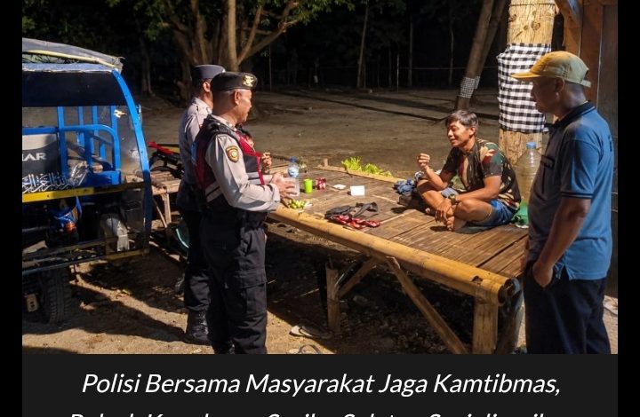 Polisi Bersama Masyarakat Jaga Kamtibmas, Polsek Kepulauan Seribu Selatan Sosialisasikan Layanan Polisi 110